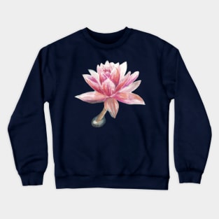 Flamingo Lotus Flower Crewneck Sweatshirt